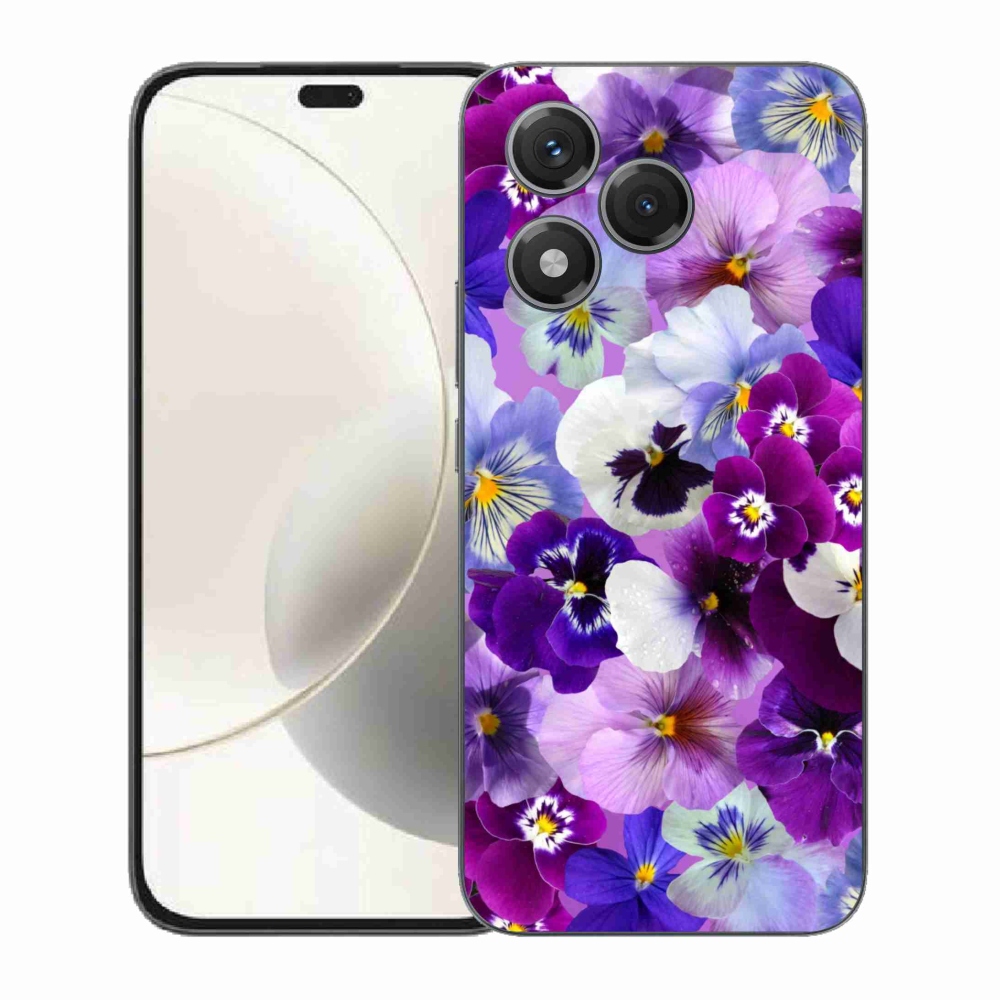 Gélový kryt mmCase na Honor 400 Lite - kvety 9