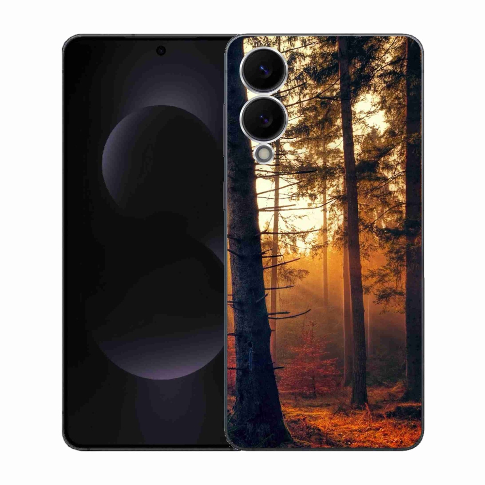 Gélový kryt mmCase na Samsung Galaxy S25 Edge - les