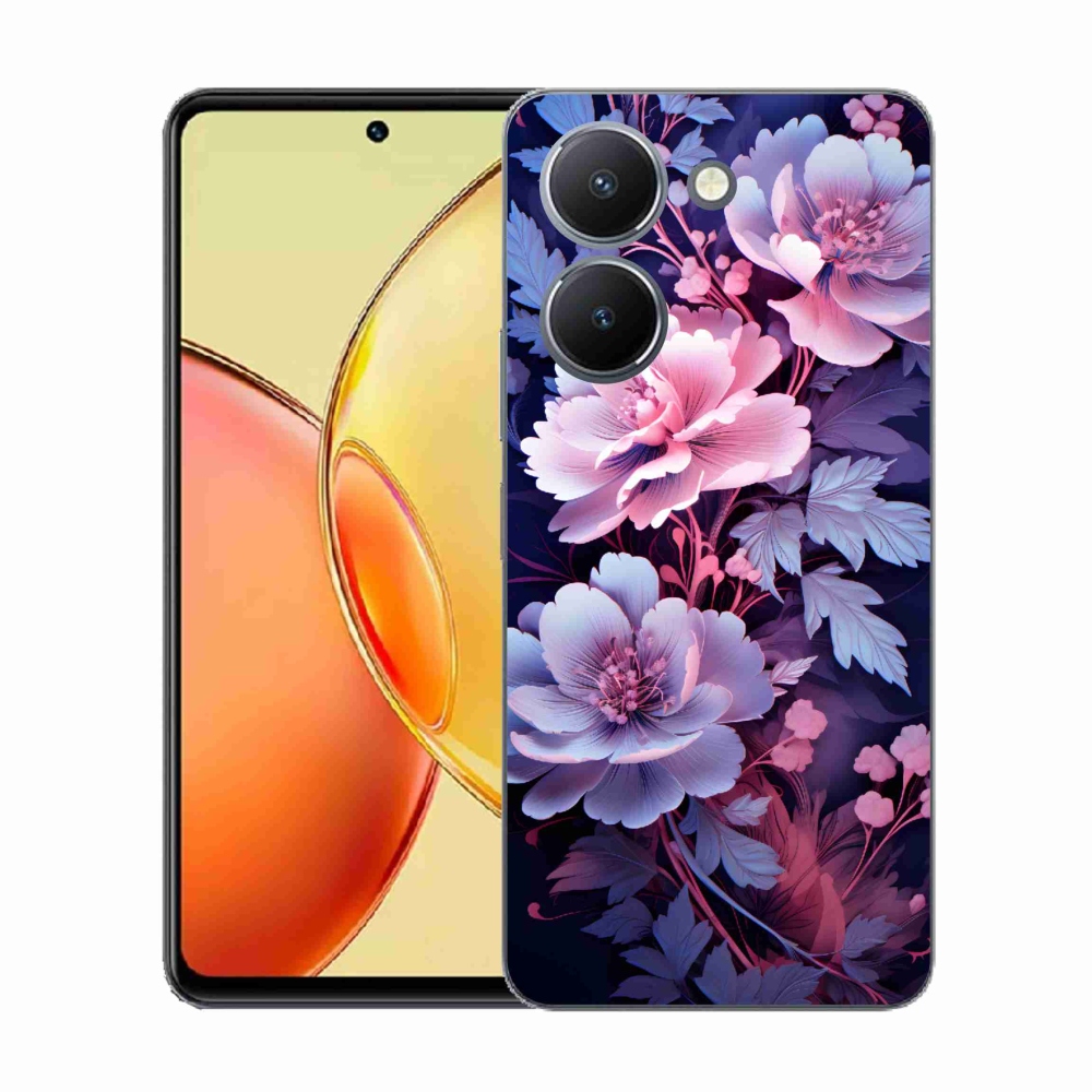 Gélový kryt mmCase na Vivo Y36 - kvety 11