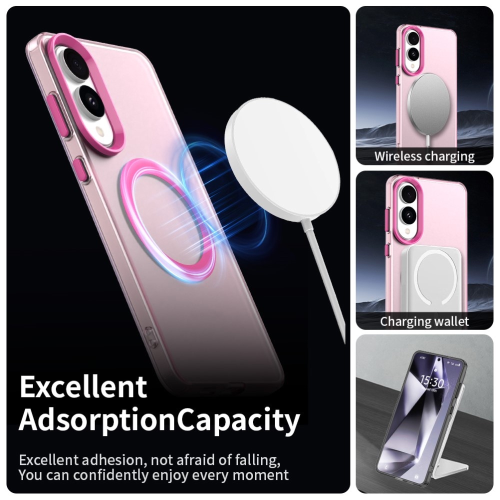 Candy gélový obal s MagSafe na Samsung Galaxy S25 Edge - ružový
