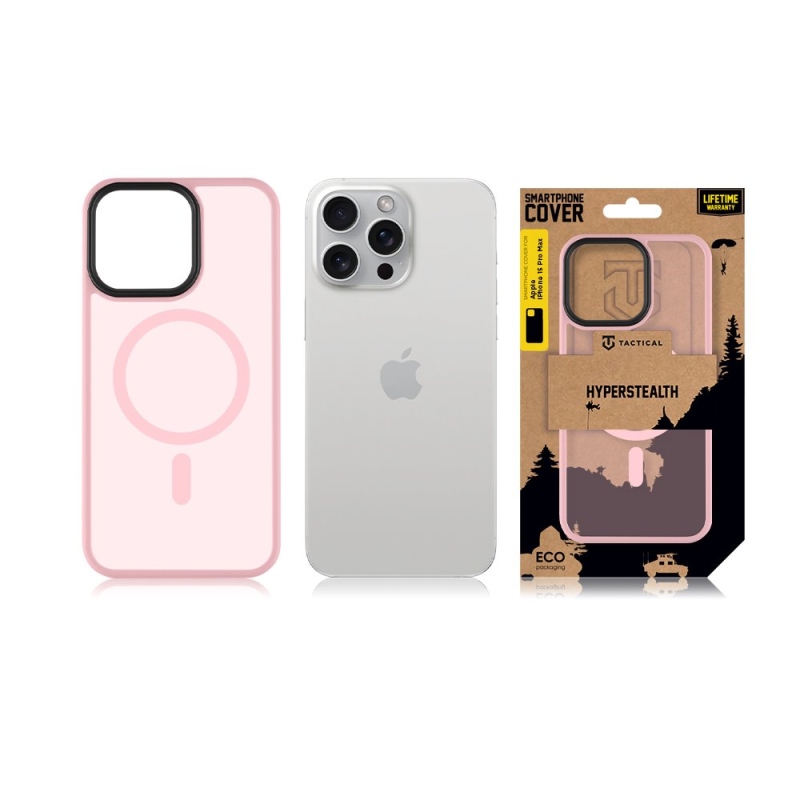 Tactical MagForce Hyperstealth Kryt pre iPhone 15 Pro Max Pink Panther