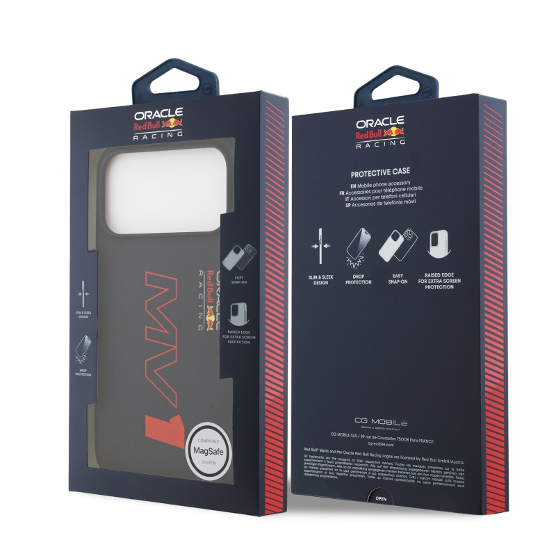 Red Bull Silikónový zadný kryt MV1 MagSafe pre iPhone 17 Pro Max Navy