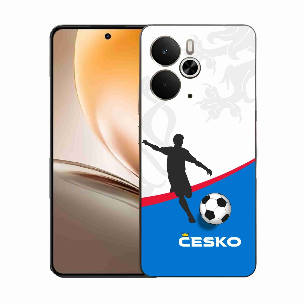 Gélový kryt mmCase na Realme 14 5G - futbal Česko 1