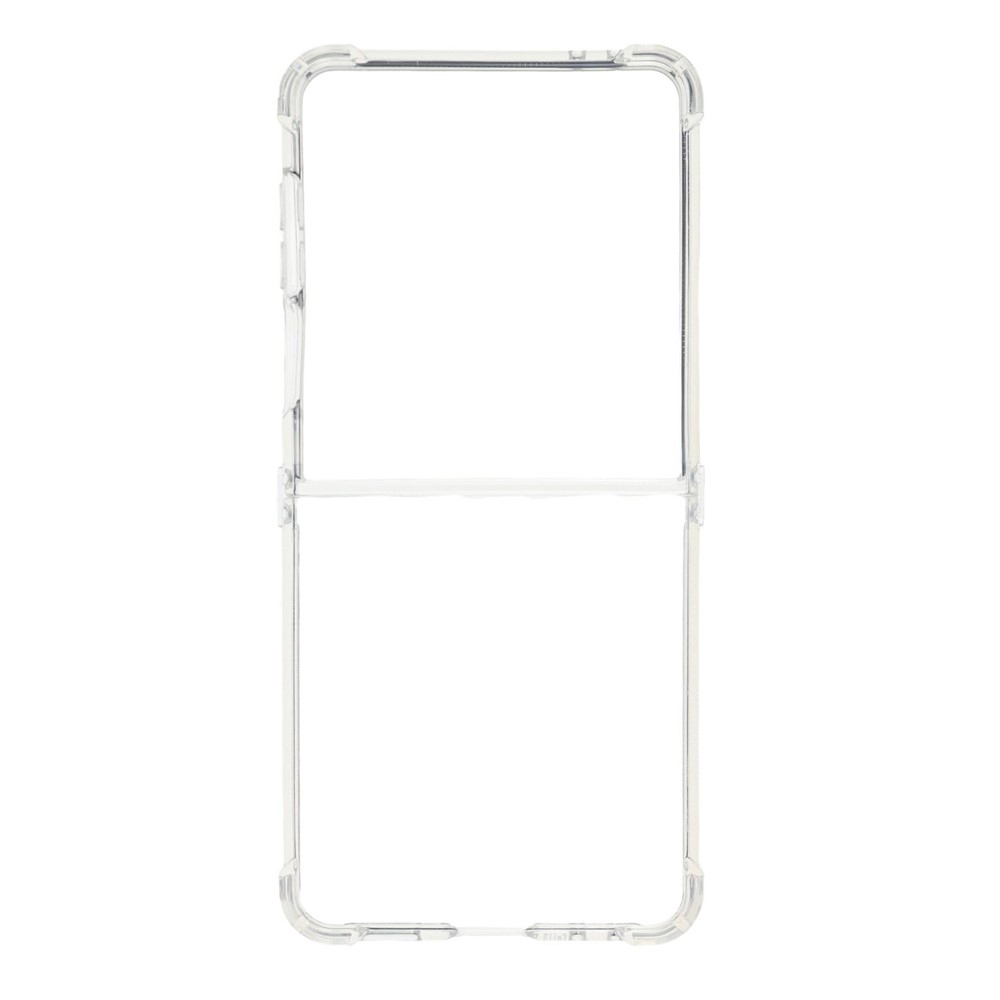 Priehľadný gélový obal s vystuženými rohmi na Samsung Galaxy Z Flip7 5G