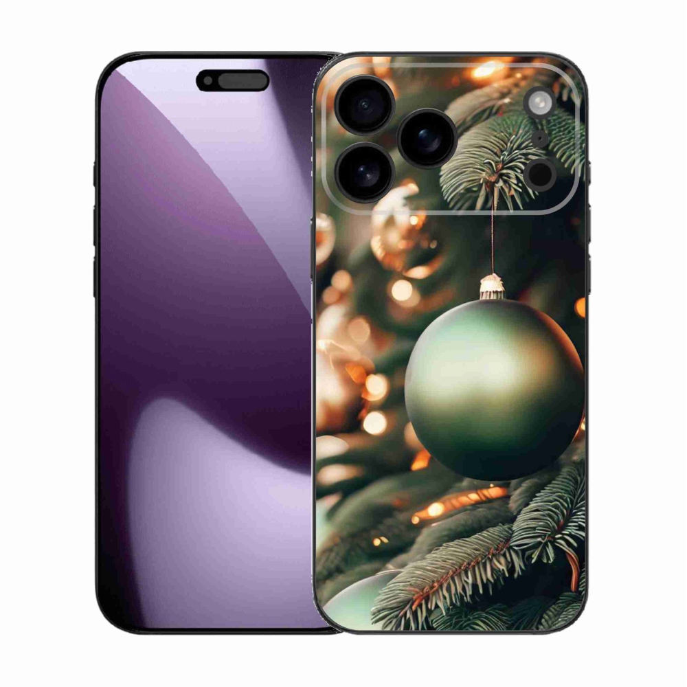 Gélový kryt mmCase na iPhone 17 Pro Max - vianočné ozdoby 1