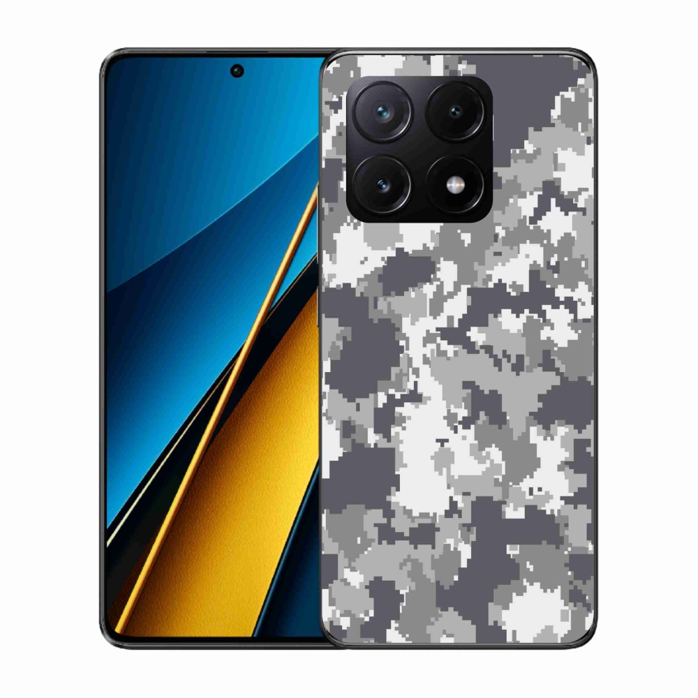 Gélový kryt mmCase na Xiaomi Poco X6 Pro 5G - maskáčový vzor 2