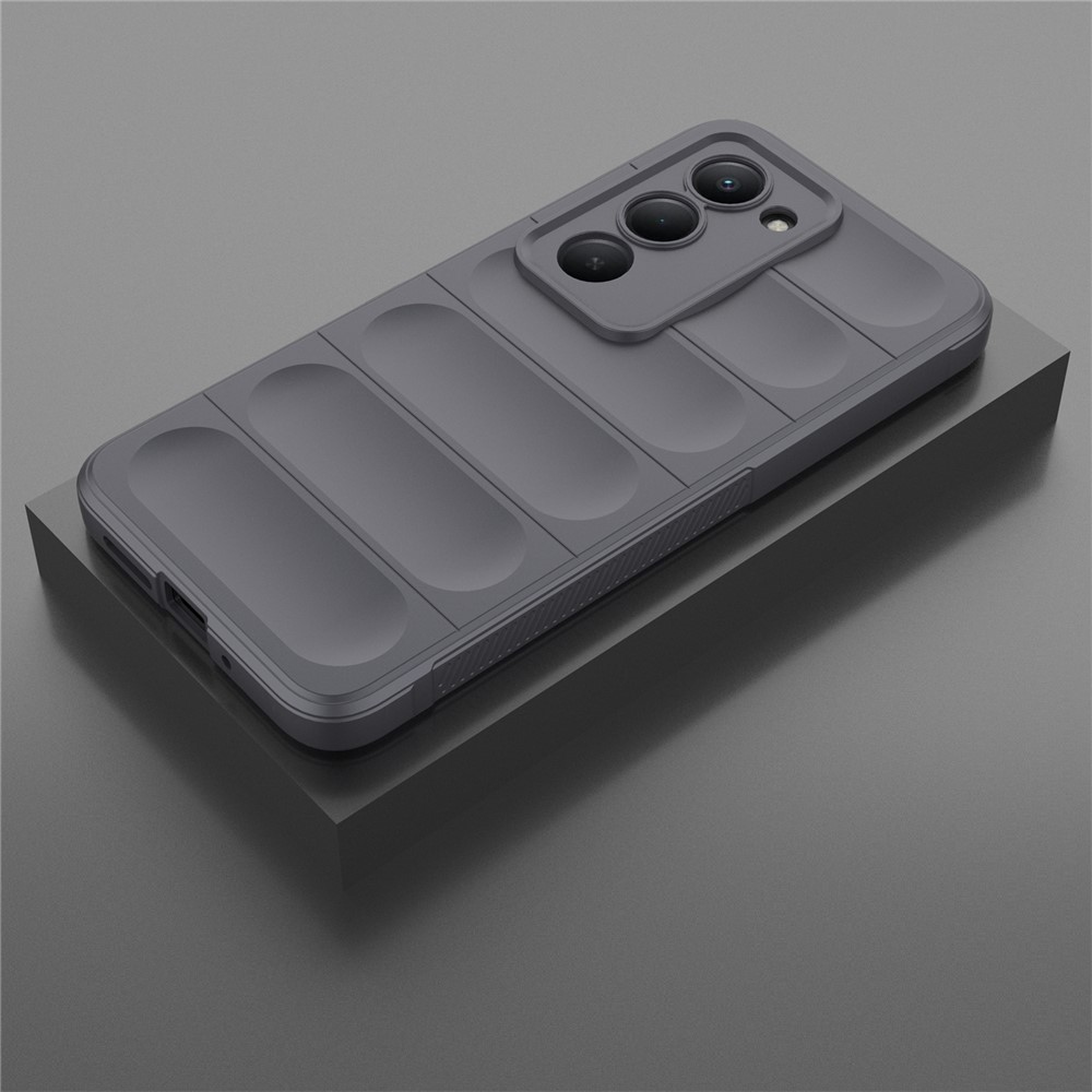 Rugg odolný gélový obal na Xiaomi Redmi 15 5G (169mm) - tmavosivý
