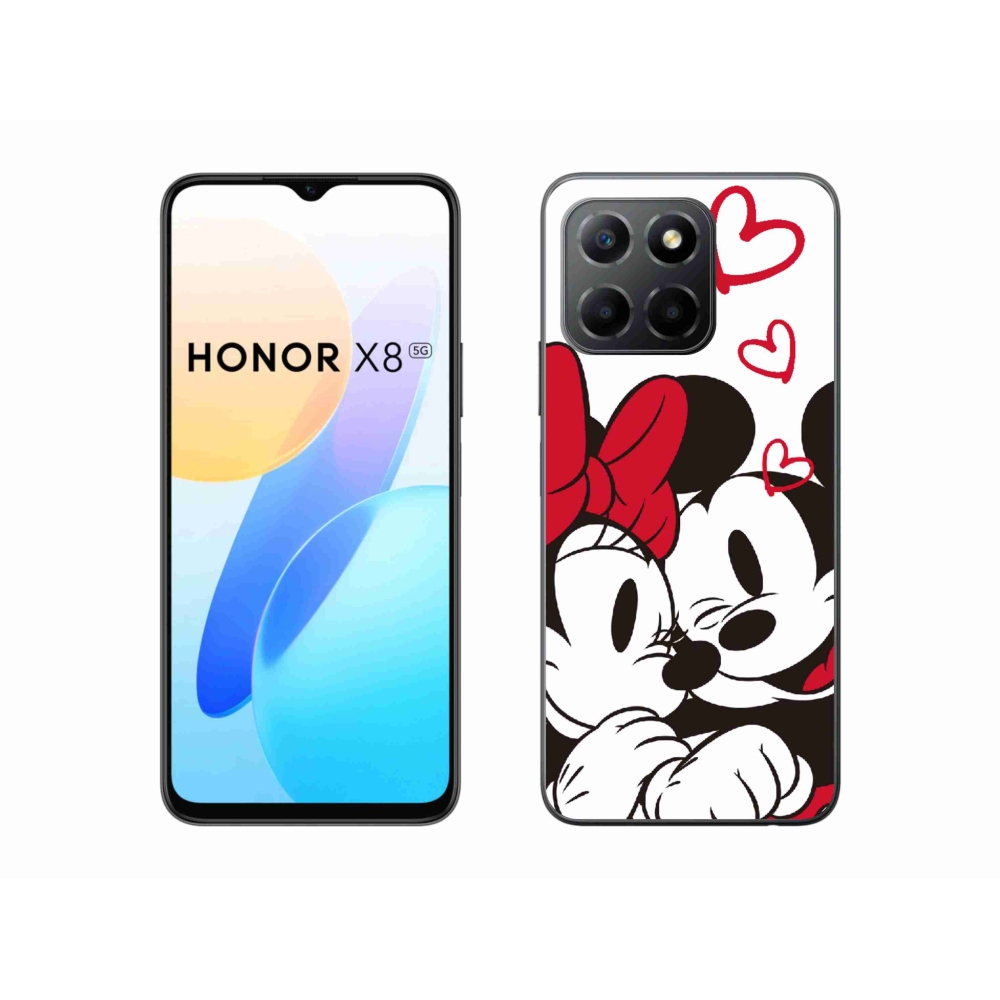 Gélový kryt mmCase na Honor X8 5G/Honor 70 Lite 5G - minnie a mickey