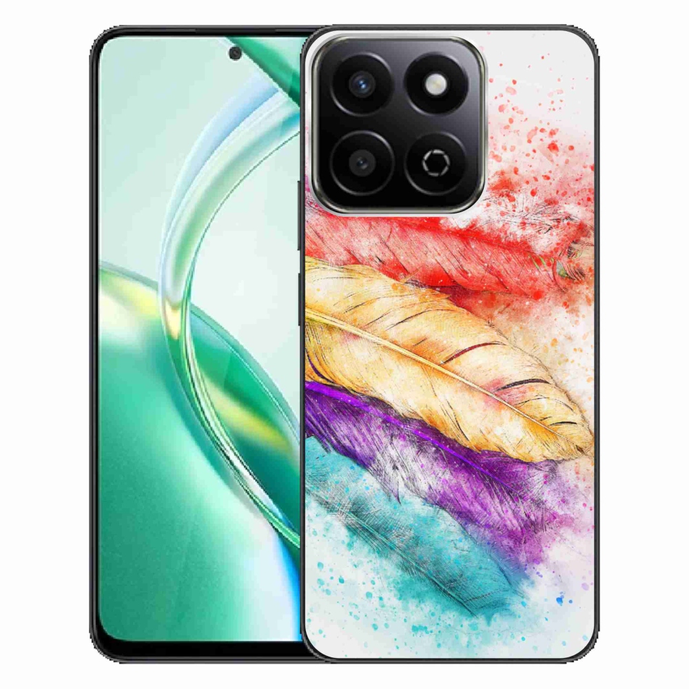 Gélový kryt mmCase na Honor 200 Smart 5G - farebné perie