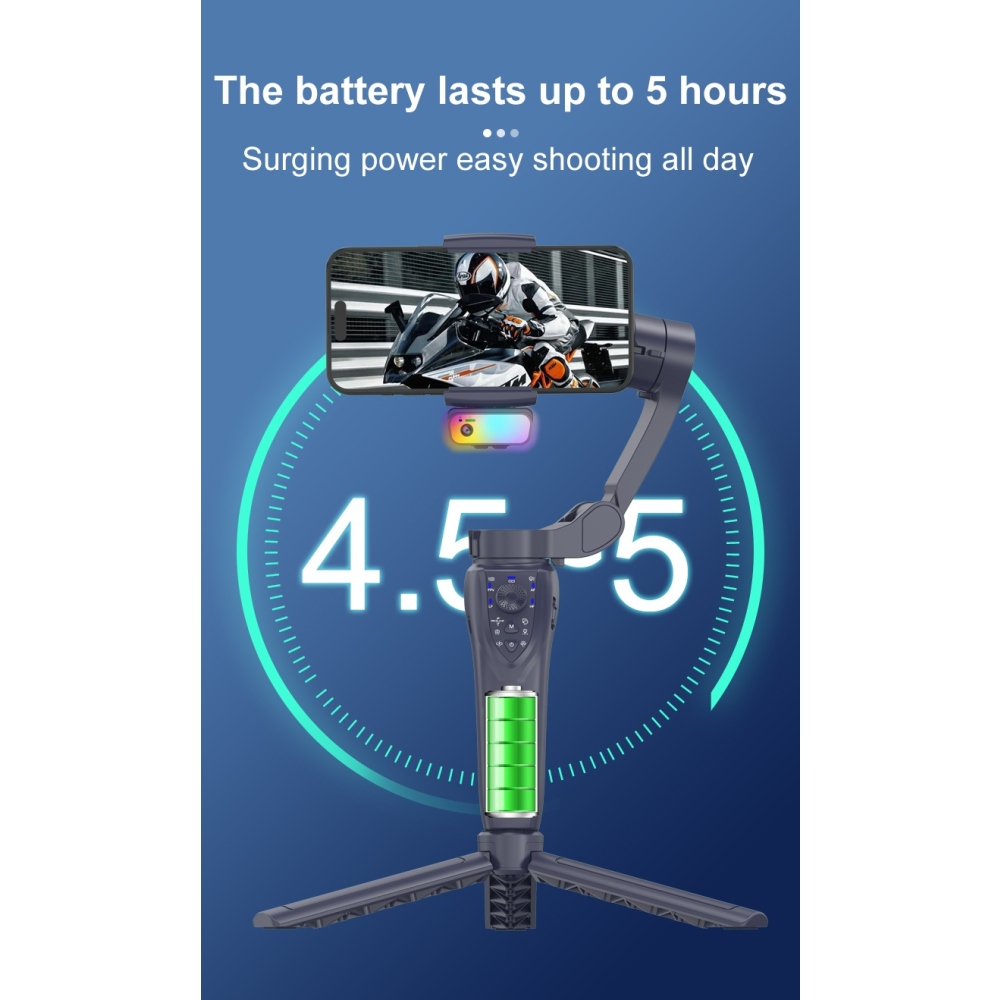 F12 Pre 3osý gimbal stabilizátor na mobil s AI sledovaním