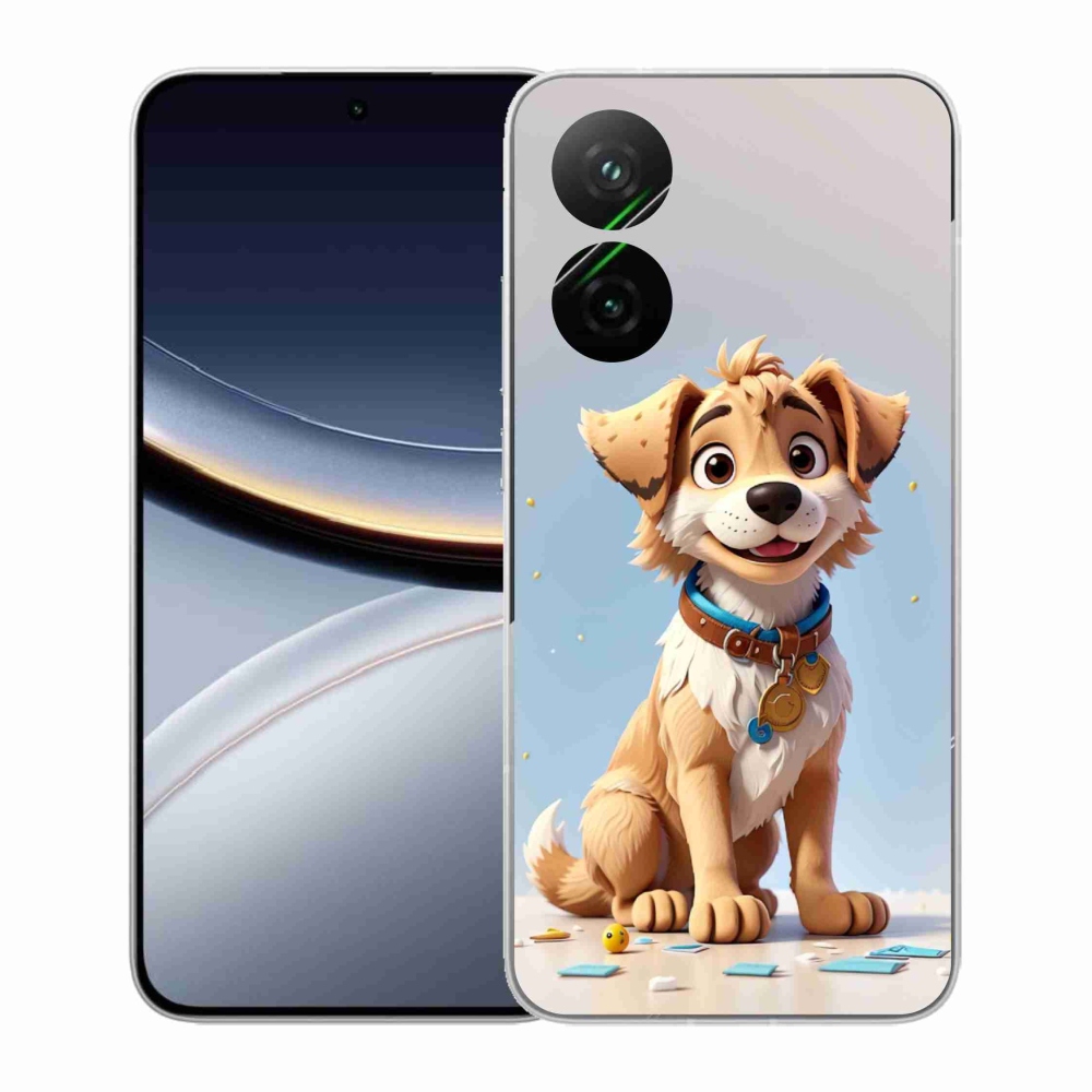Gélový kryt mmCase na Xiaomi Poco F7 5G - kreslené šteňa