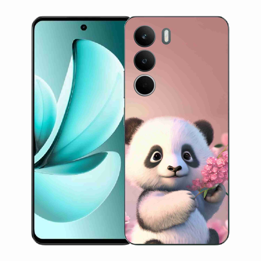 Gélový kryt mmCase na Realme C71 - roztomilá panda