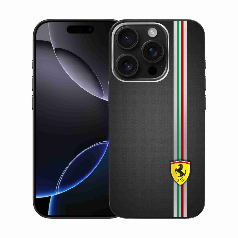 Gélový kryt mmCase na iPhone 16 Pro - ferrari 1