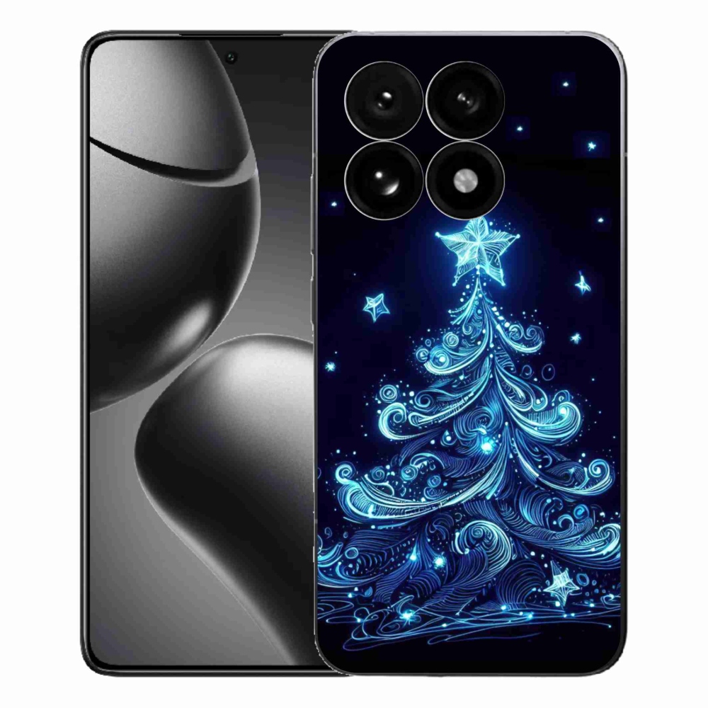 Gélový kryt mmCase na Xiaomi 15T - neónový vianočný stromček 4