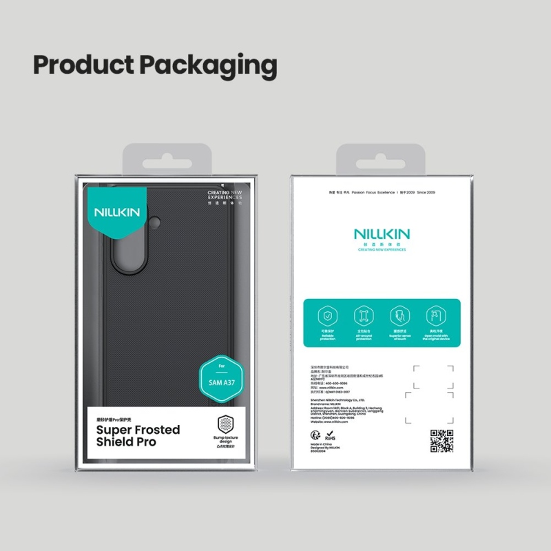 Nillkin Super Frosted PRO Zadný kryt pre Samsung Galaxy A37 Black