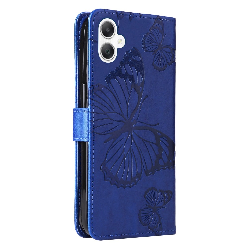 Big Butterfly knižkové púzdro na Samsung Galaxy A06 4G - modré