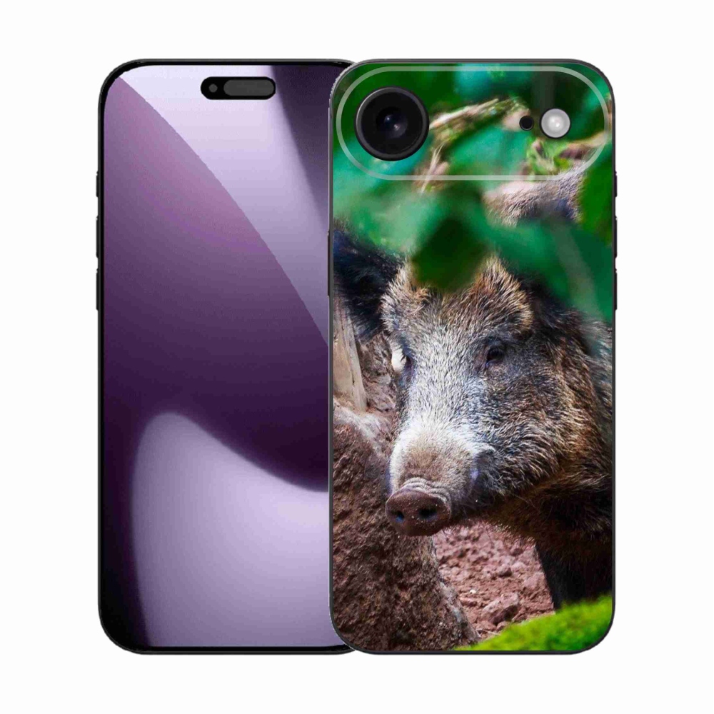 Gélový kryt mmCase na iPhone 17 Air - divoké prasa