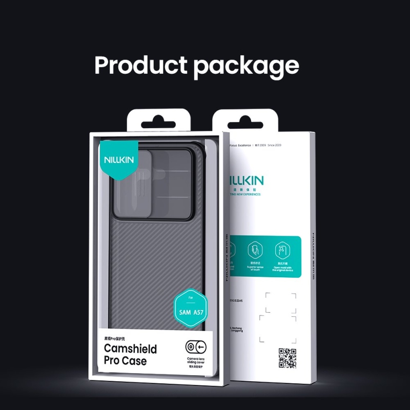 Nillkin CamShield PRO Zadný kryt pre Samsung Galaxy A57 Transparent Black