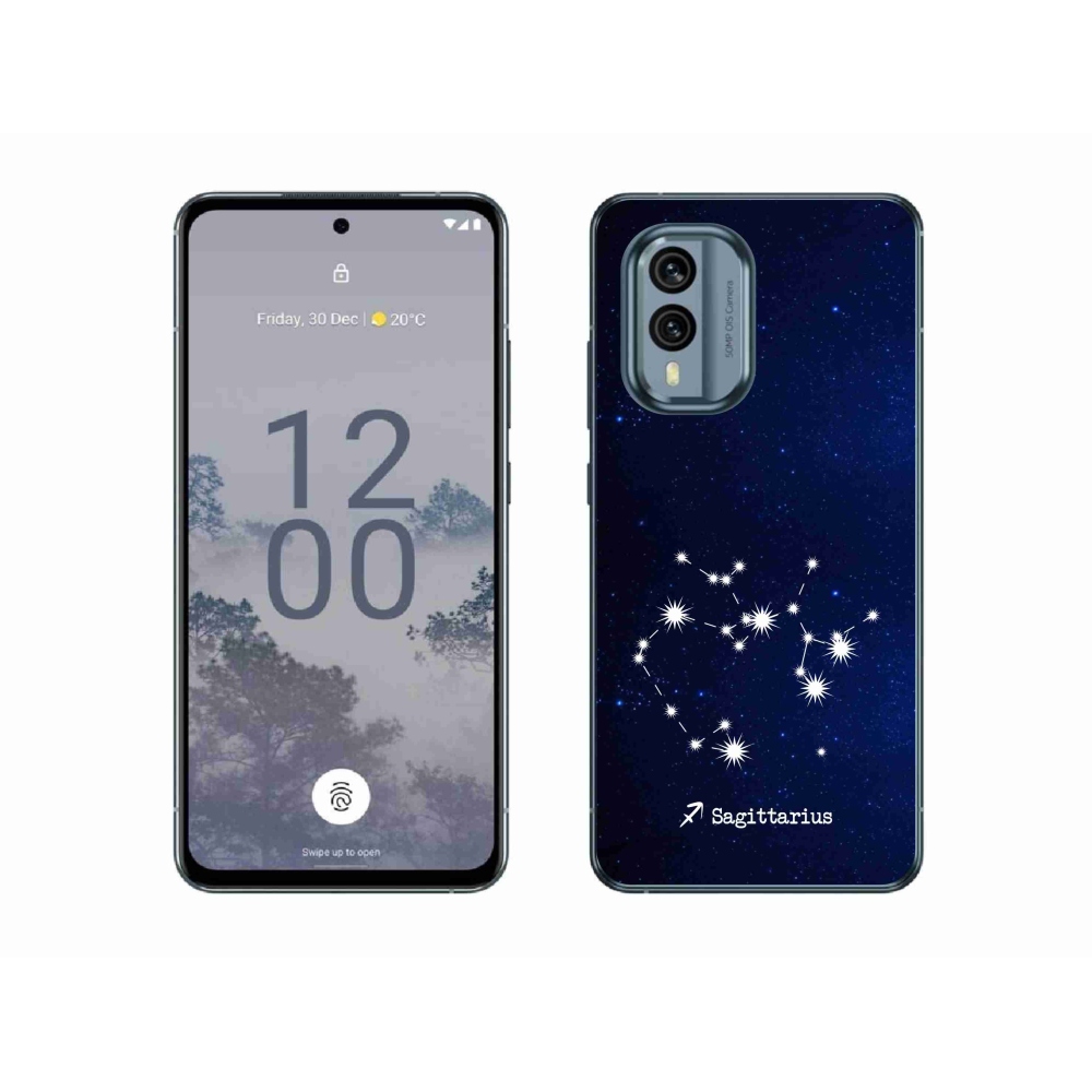 Gélový kryt mmCase na Nokia X30 5G - súhvezdie Strelca