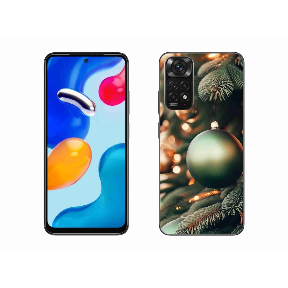 Gélový kryt mmCase na Xiaomi Redmi Note 11 4G - vianočné ozdoby 1