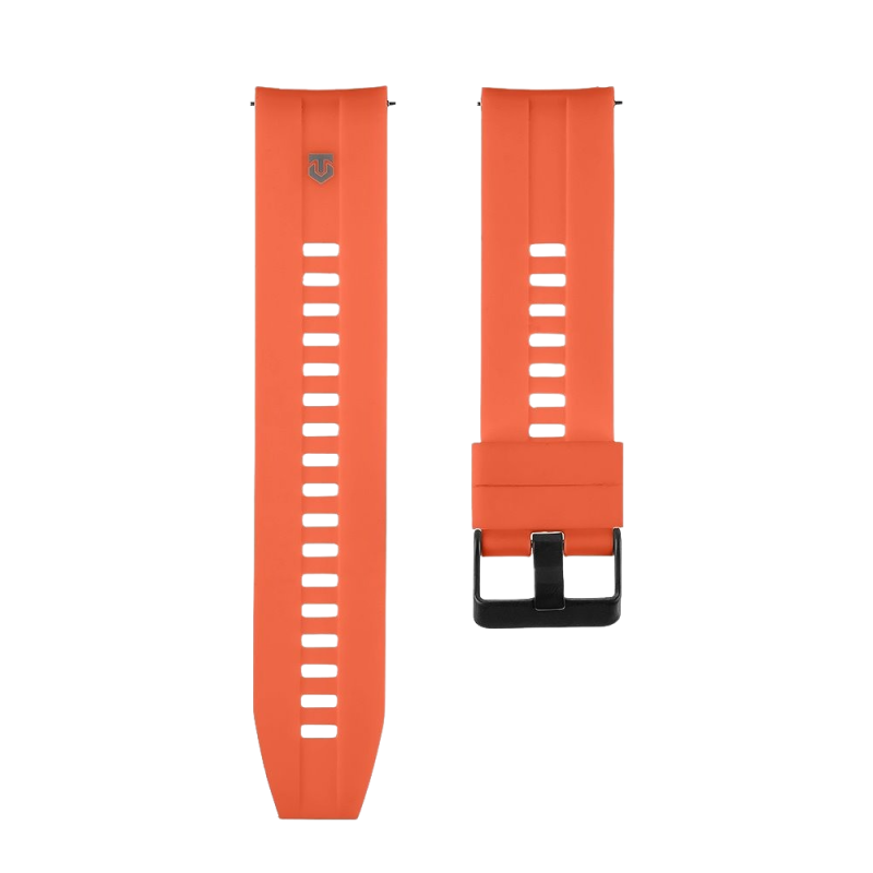 Taktický rýchloupínací silikónový remienok 24 mm oranžový