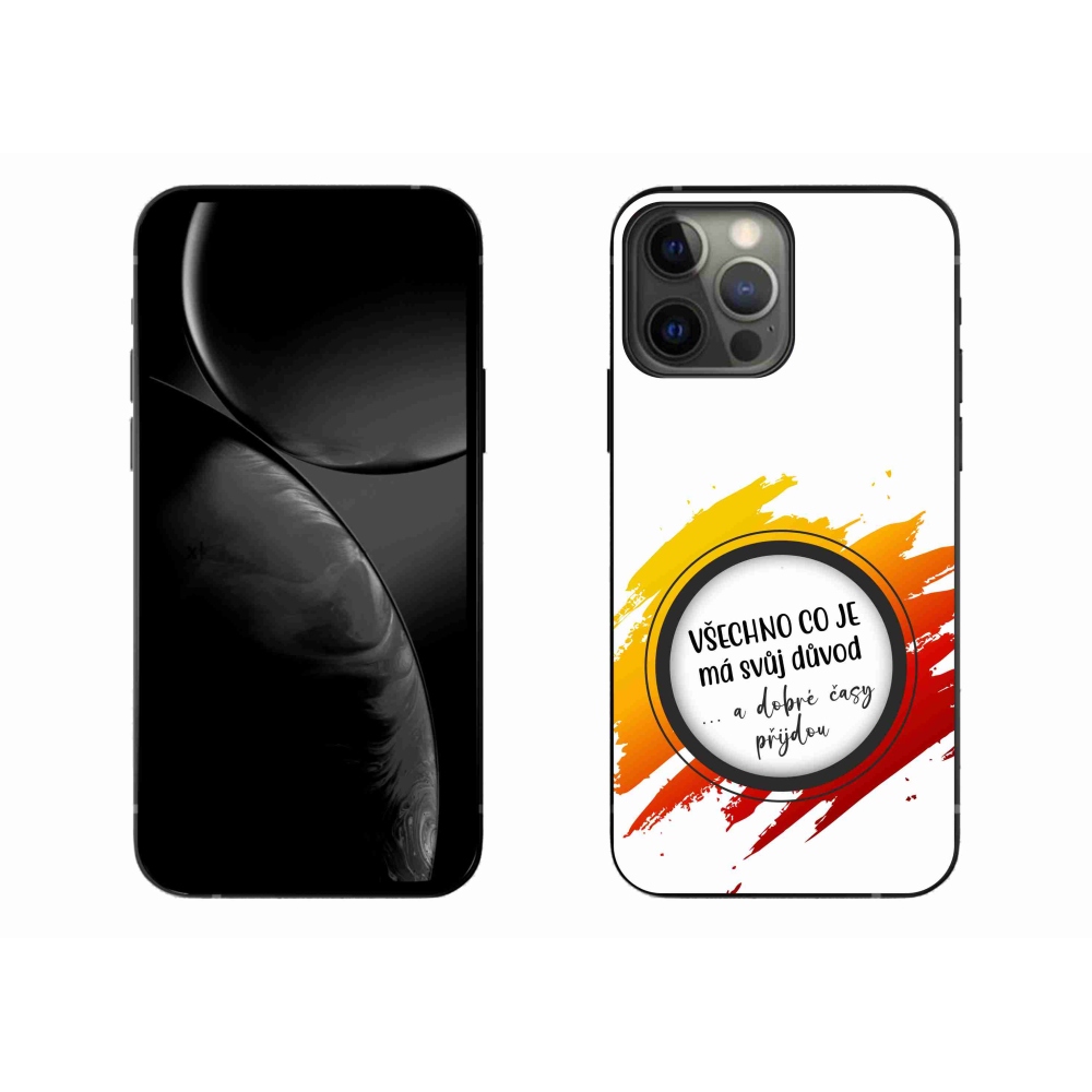 Gélový kryt mmCase na iPhone 13 Pro Max 6.7 - citát 3 biele pozadie