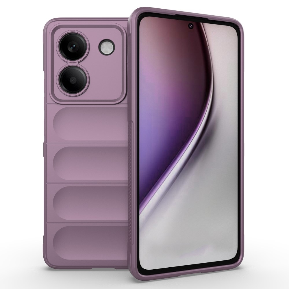 Rugg odolný gélový obal na Xiaomi Poco M7 Pro 5G - svetlofialový