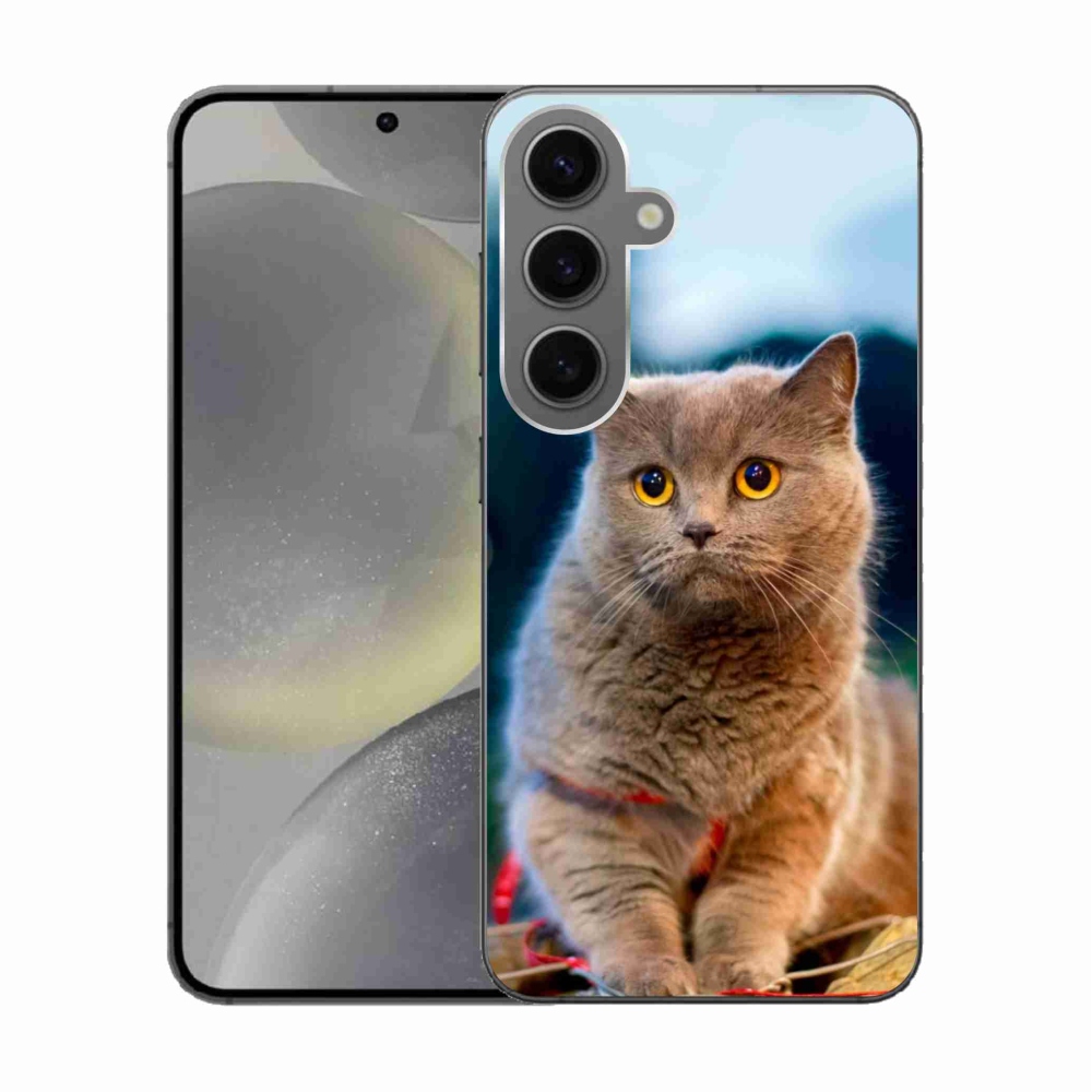 Gélový kryt mmCase na Samsung Galaxy S24 - britská modrá 2