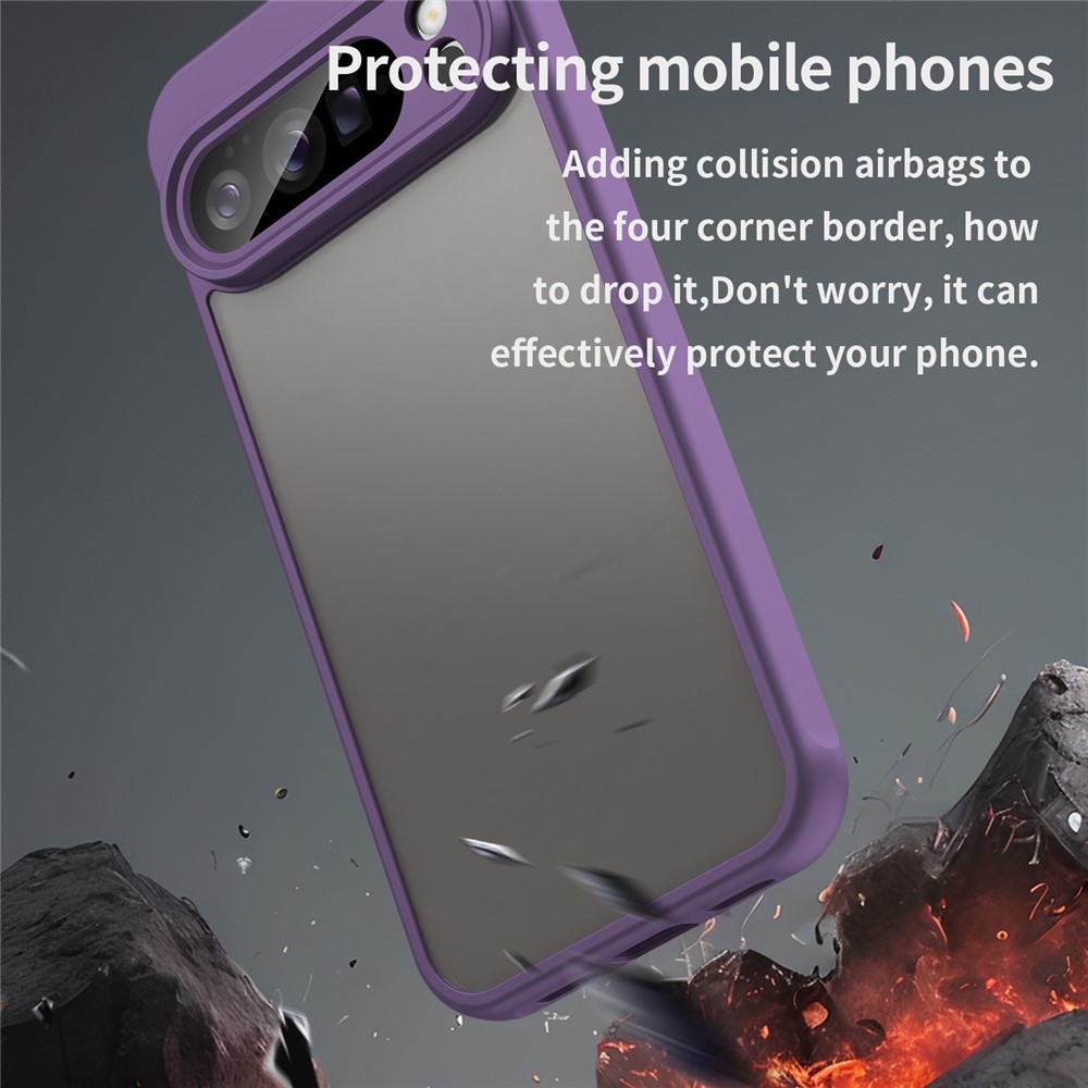 Proof gélový obal s pevným chrbtom na Google Pixel 10 Pro XL - fialový