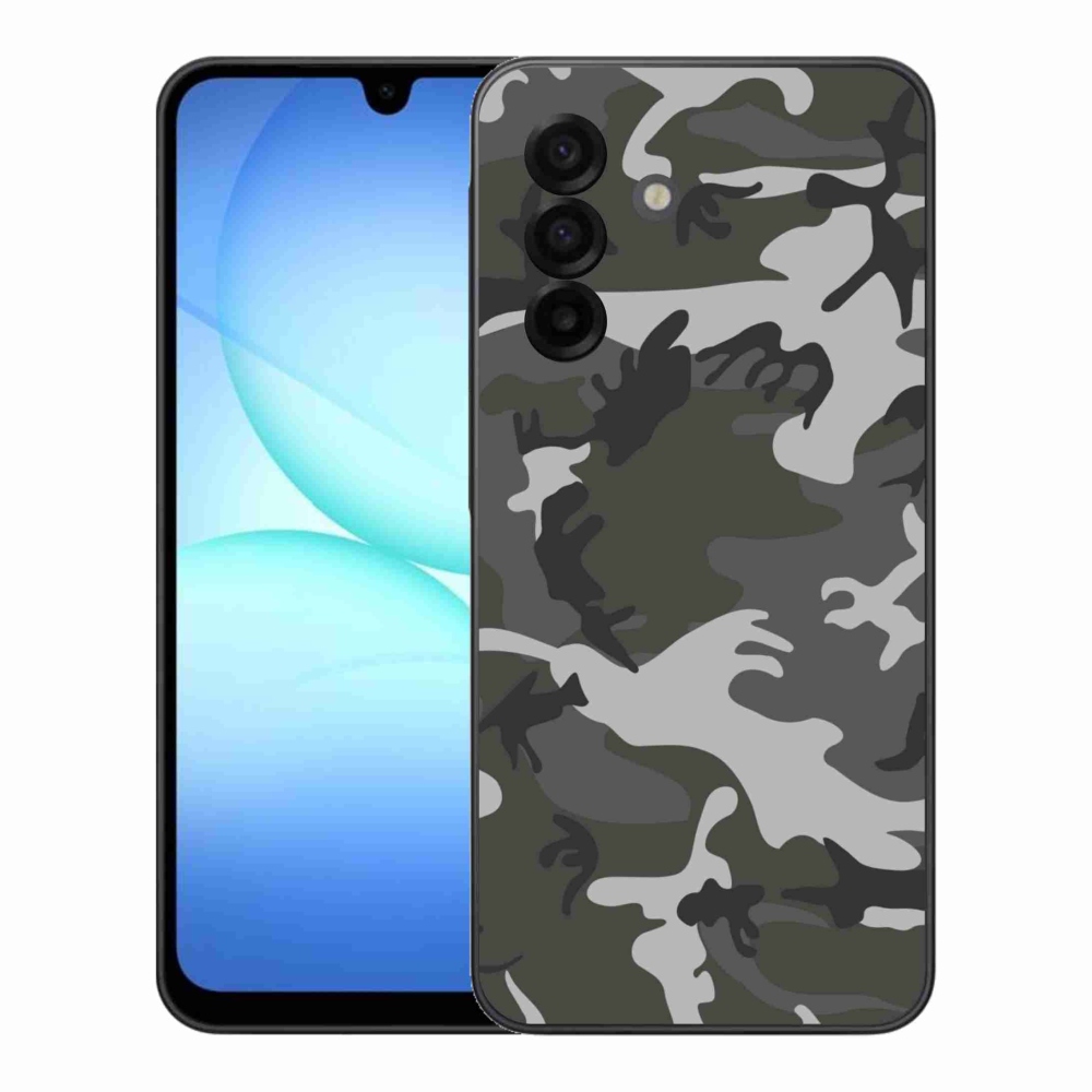 Gélový kryt mmCase na Samsung Galaxy A17 5G - maskáčový vzor