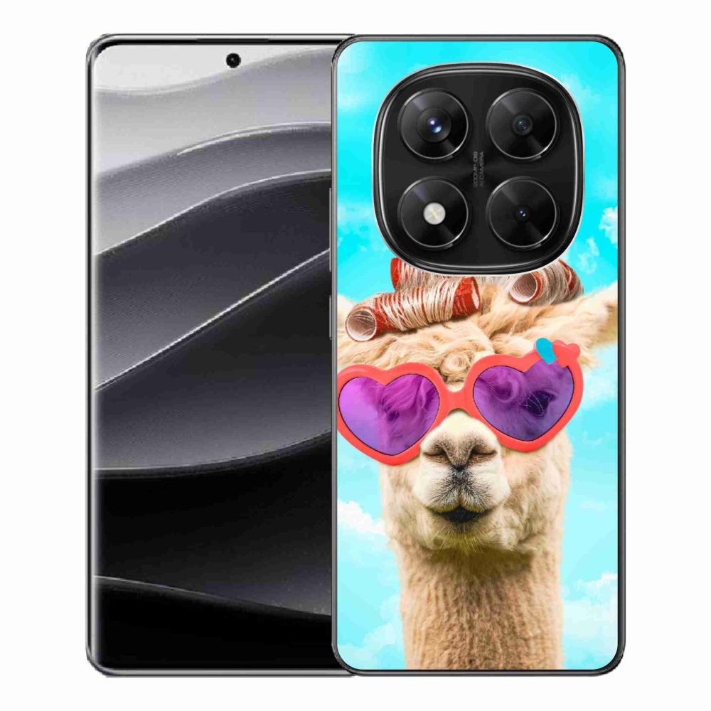 Gélový kryt mmCase na Xiaomi Redmi Note 14 Pro 5G/Poco X7 5G - lama s okuliare