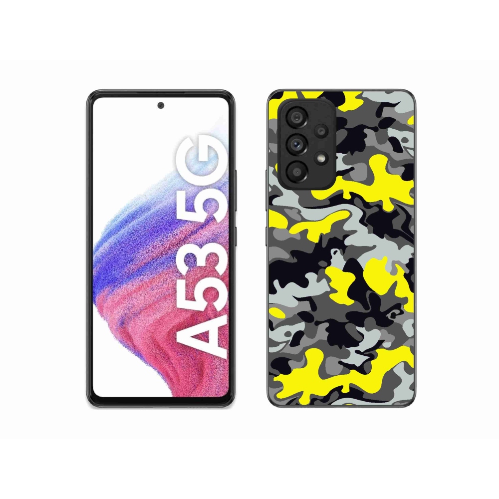 Gélový kryt mmCase na Samsung Galaxy A53 5G - maskáčový vzor 6