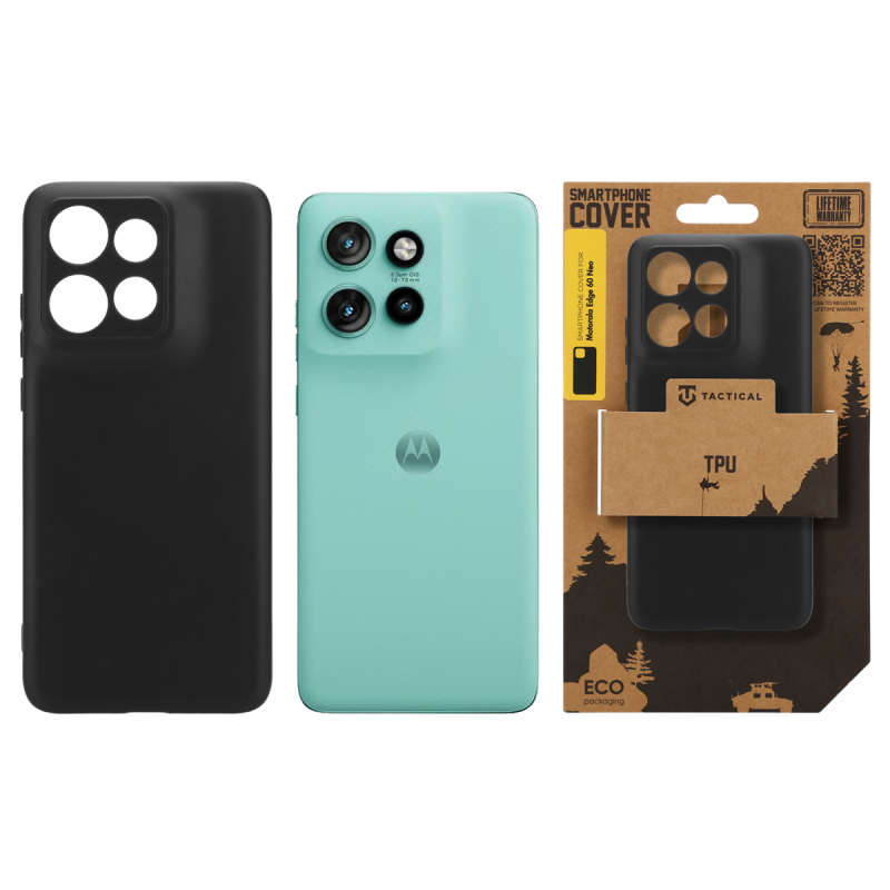 Taktický kryt TPU pre Motorola Edge 60 Neo Black