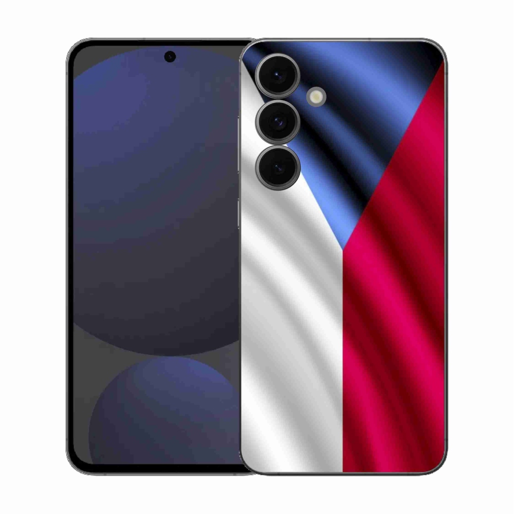 Gélový kryt mmCase na Samsung Galaxy S25 FE - česká vlajka