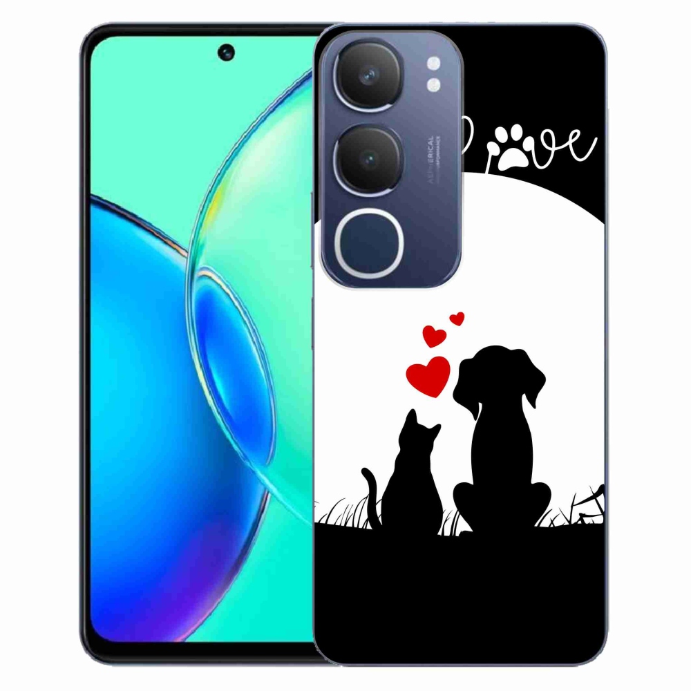 Gélový kryt mmCase na Vivo Y19s - zvieracia láska