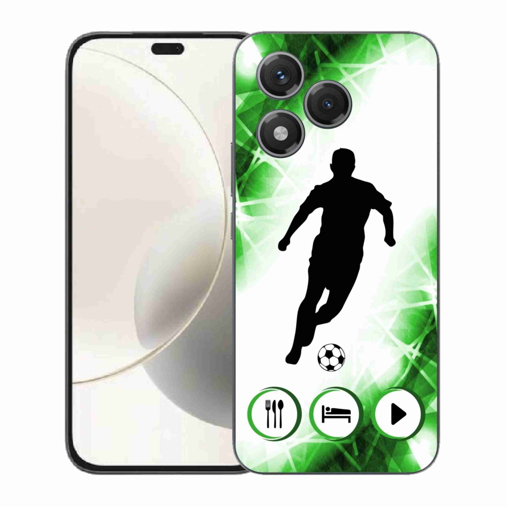 Gélový kryt mmCase na Honor 400 Lite - futbalista