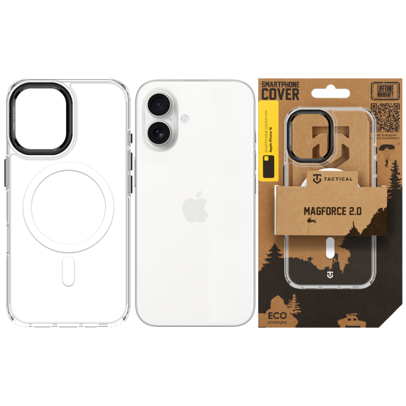 Tactical MagForce 2.0 Puzdro pre Apple iPhone 16, čierne