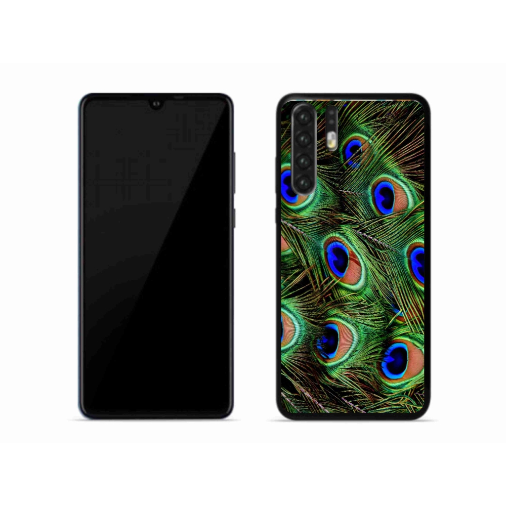 Gélový kryt mmCase na mobil Huawei P30 Pro - pávie perie