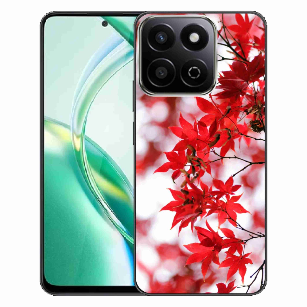 Gélový kryt mmCase na Honor 200 Smart 5G - červené listy