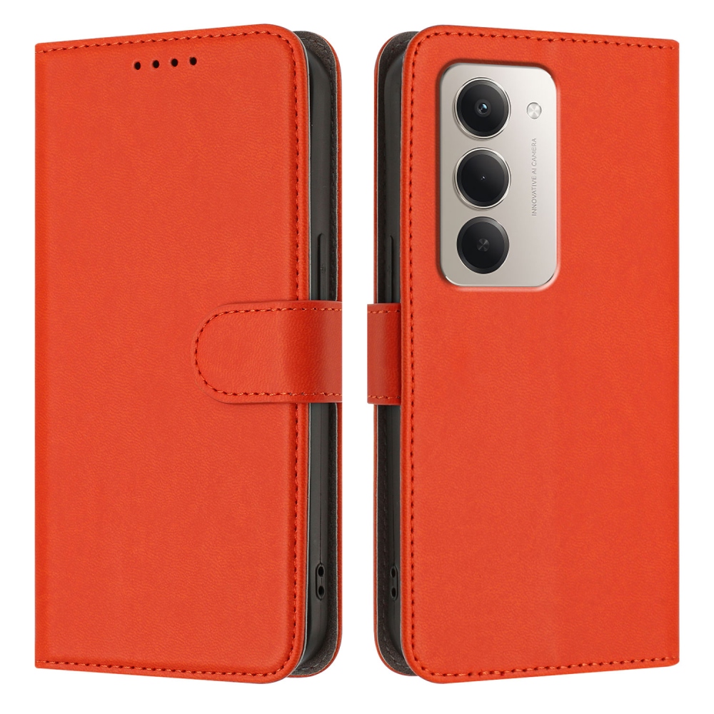 Snap knižkové puzdro na Xiaomi Redmi 15 4G/5G (171mm) - oranžové