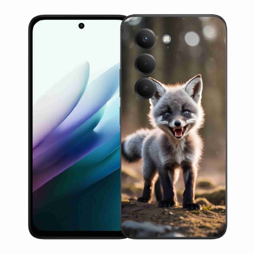 Gélový kryt mmCase na Xiaomi Redmi 15 4G/5G (171mm) - rozzúrená líška
