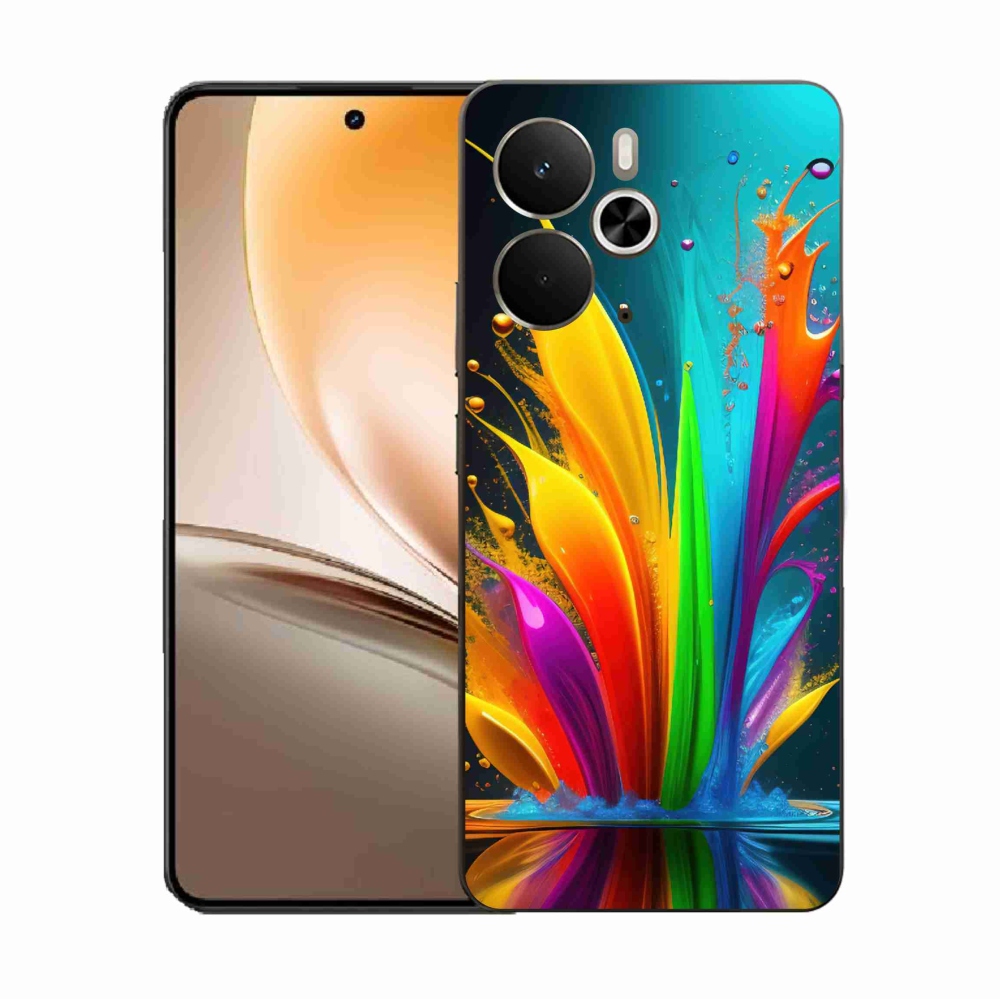 Gélový kryt mmCase na Realme 14 5G - abstraktný motív 1