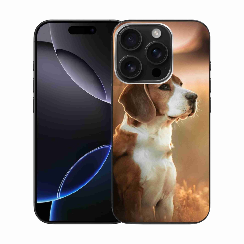 Gélový kryt mmCase na iPhone 16 Pro - bígl