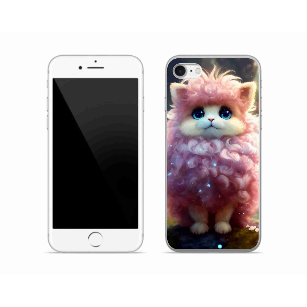 Gélový kryt mmCase na iPhone SE (2020) - roztomilé mačiatko 4