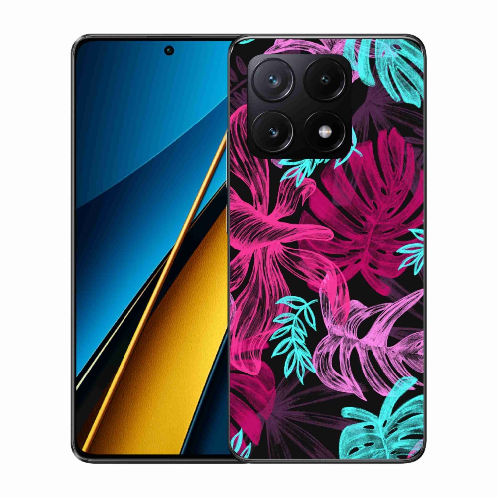 Gélový kryt mmCase na Xiaomi Poco X6 Pro 5G - kvety 1