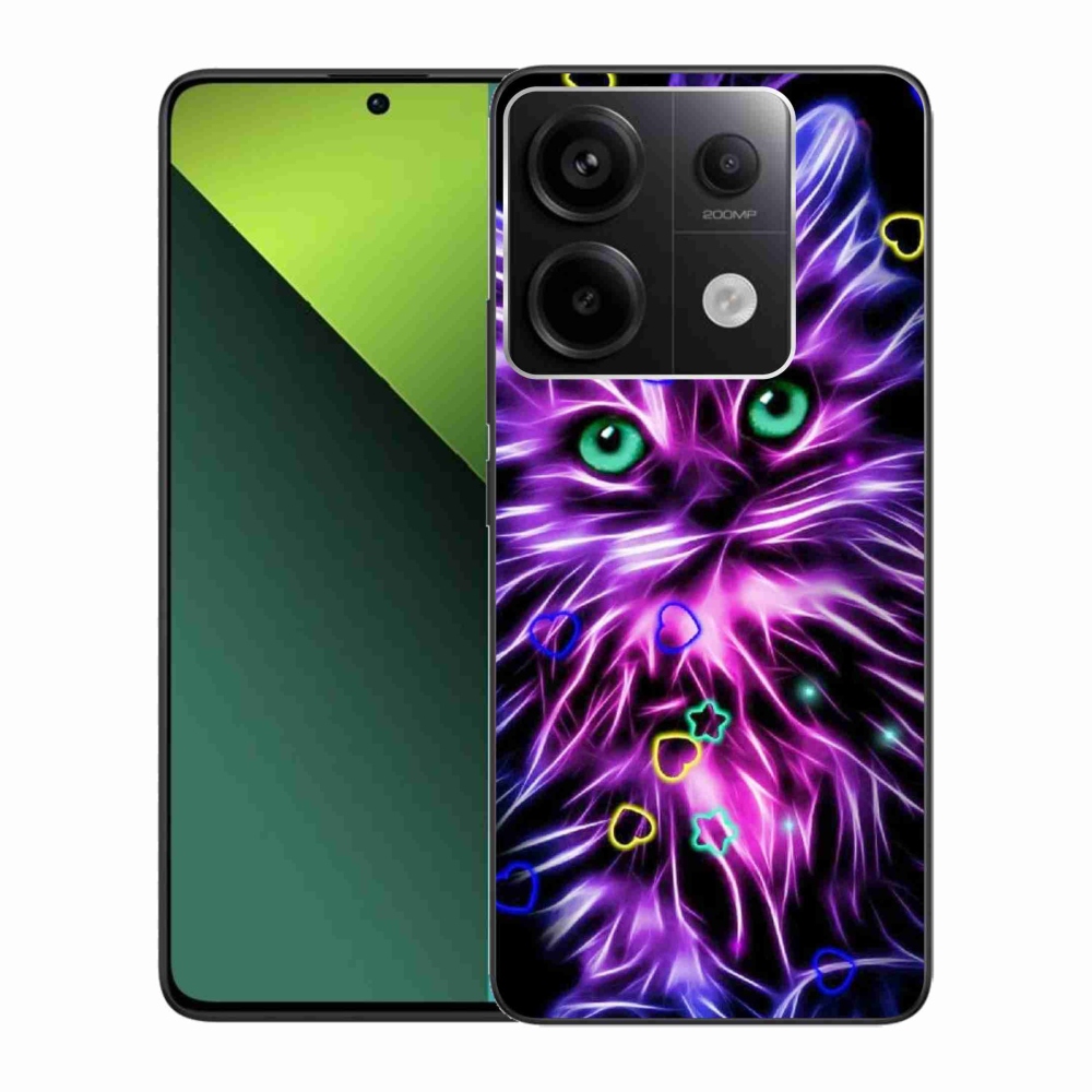 Gélový kryt mmCase na Xiaomi Redmi Note 13 Pro 5G/Poco X6 5G - abstraktná mačka