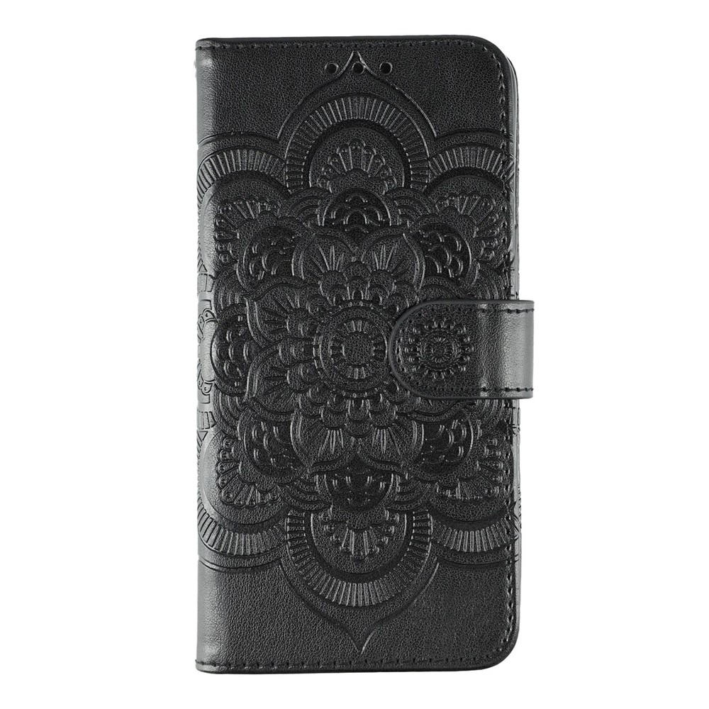 Mandala knižkové púzdro na Xiaomi Redmi 15 5G - čierne