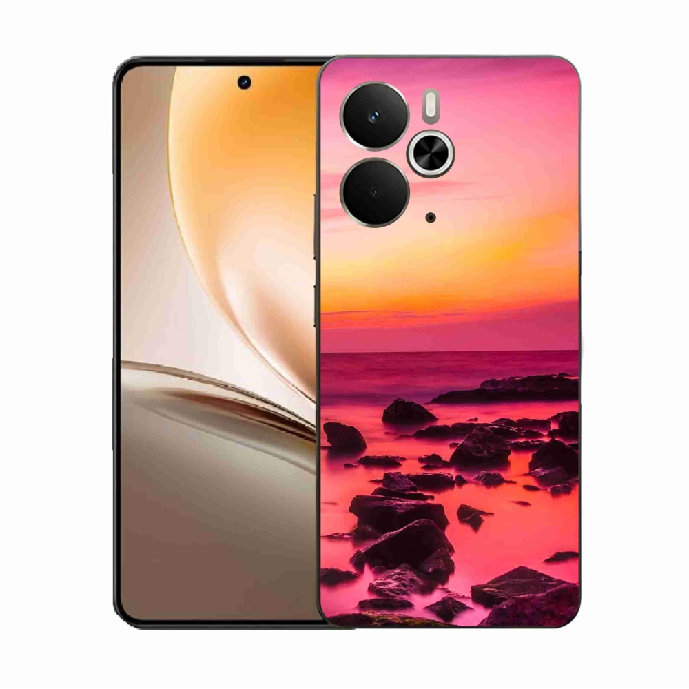 Gélový kryt mmCase na Realme 14 5G - more a žiara