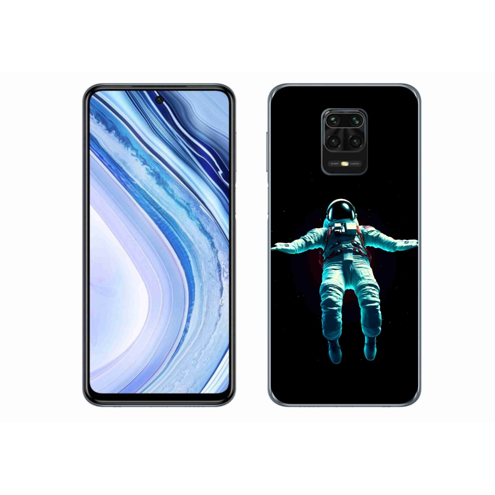 Gélový kryt mmCase na Xiaomi Redmi Note 9S - kozmonaut