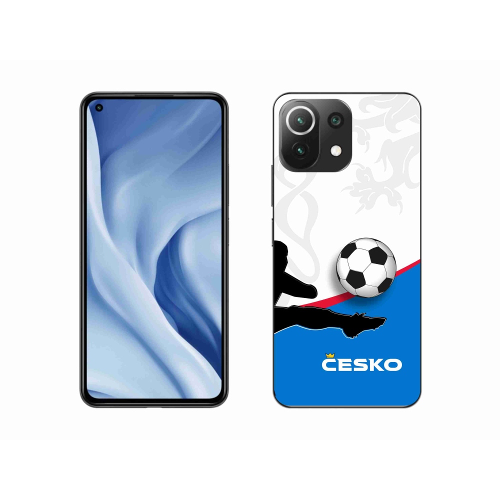 Gélový kryt mmCase na Xiaomi Mi 11 Lite 4G/5G - futbal Česko 3
